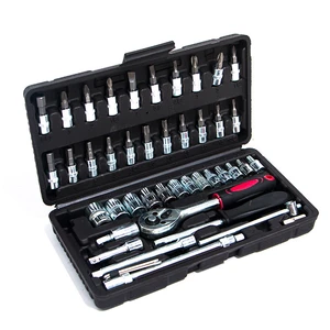 Hot Sale Fast Complete Wrench Set Hand Tools for Car Repair and Home Use Ratchet and Socket Se
