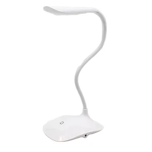 White Swan USB Charging Adjustable Brightness Desk Lamp Large Capacity Silicone Soft Light Mirror Bathroom Vanity Lighting