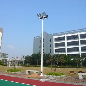 Outdoor Hot Dip Galvanized Steel 20m 30m 40m Tall Pole Lights Strong Illumination for School Sports Fields Road Port