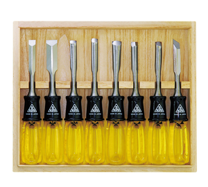 KDS Precision Japanese Woodworking Chisel Set 6/8pcs Bevel Edge Carving Tools Furniture Joinery DIY Industrial Tang Shank