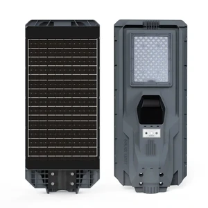 High Lumen AC Outdoor IP65 Waterproof 800W All In One Solar Road Street Light With LiFePO4 Battery For Garden & Landscape Use