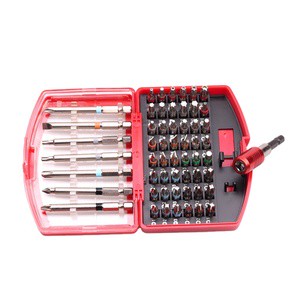 TOOLJOY Impact Grade S2 Steel Multi Purpose Screwdriver Bit Set For Power Drill & Impact Driver & Magnetic Quick Change Adapter