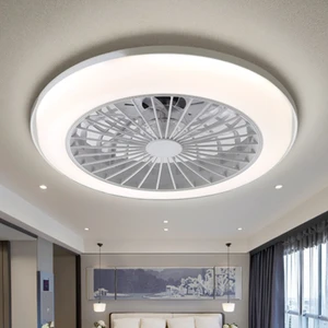 18 Inch Fan Light Indoor Small Tuya App Control Smart Modern Chandelier Led Ceiling Fan With Light and Remote