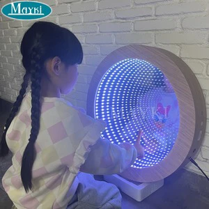 Special Education Sensory LED Infinity Wall Panel Calming Sensory Room Furniture LED Infinity Tunnel