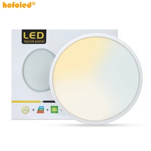 Hofoled Modern Round Ultra Thin Ceiling Light LED Fixtures Ceiling Chandelier Flush Mount Led Ceiling Lights for Living Bedroom