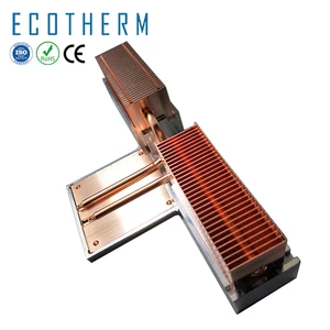 Good Quality Custom Aluminum Heat Sink Cob Profile LED Heat Sink with Welding Heat Pipe
