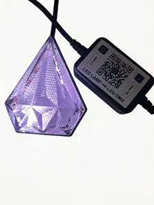 Wholesale RGB Dream Color Crystal LED Ambient Light DIY Stick-On Decorative Lamp for Car and Motorcycle