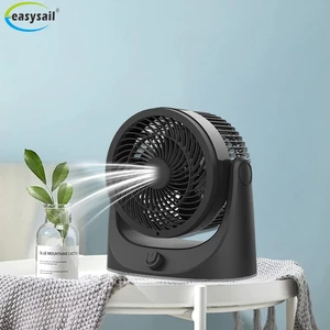 3 Speed Powerful Airflow Adjustable Tilt Easy To Carry Household Table Fan Manual Control