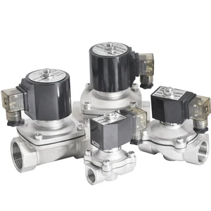Brass Stainless Steel 1 Inch 2 Inch Threaded Vacuum Solenoid Control Valve -1bar Negative Pressure