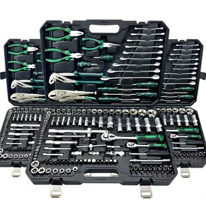 131pcs Repairing Toolbox Set Carbon Steel Hand with Wrench Level Tape Measure for Home & Workshop Use Toolbox with Tools