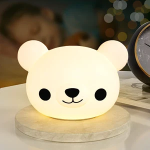 Modern New LED Night Light Touch Thin Table Lamp for Bedroom Mini Size Silicone-for Promotion