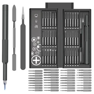 39-in-1 Precision Screwdriver Set Bits for Eyeglasses Watches Double-sided Spring-loaded Magnetic All-Aluminum