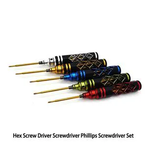 1.5/2.0/2.5/3.0mm Hex Screwdriver Phillips Screwdriver Set Hexagon Tool Kit For FPV Racing Drone Heli Airplanes RC Car Boat