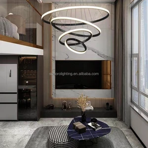Zhongshan LED Morden Adjustable 20 40 60 80cm Combs DIY Ceiling Lighting Fixture 200W Dimmable Chandelier Pendant Light for Home