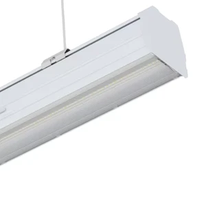Surface Mount and Suspended Modular Linear Lights System X L T Connector for Custom Layout Sensor and Emergency Battery Module