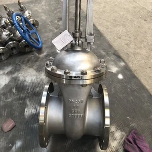 SS304 SS316 Gate Valve Flanged / Threaded / Butt Weld Connection NPT Threaded Bolted Bonnet Rising Stem For Water Oil Gas
