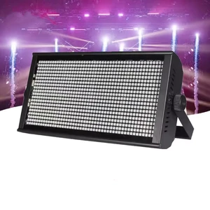 Stage Lighting 1000W Strobe Light RGB Flashing DMX512 Control White LED IP65 Aluminum Spotlights Club Wedding Hotel KTG