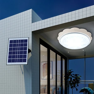 Professional Manufacturer Modern Outdoor Indoor Light Solar Led Ceiling Light With Remote Control