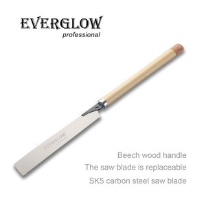 Japanese Pull Saw Wood Job Saw 13 TPI Tree Cutting Saw Hard Wooden Handle Rattan Japanese Saw Woodworking Japanese Saw