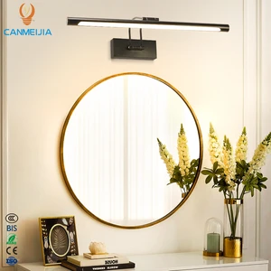 High Brightness Bedroom Makeup Room Bathroom Black White Long Vanity Mirror With Lights/Mirror Light/Mirror With Led Light