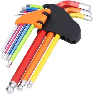 OEM RLS-1655-9CP Carbon Steel 40CR CRV S2 Hex Key Alleh Wrench Hex Wrench