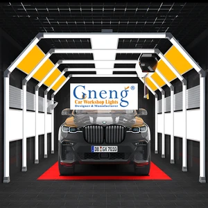Factory ZG/E1015 LED Light Tunnel With the Drawing Design Showroom Auto Detailing Light