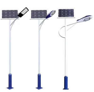 High-brightness Eco-Friendly Solar LED Street Lamps IP65 Waterproof 3-Year Warranty for Long-term Outdoor Lighting Driveways
