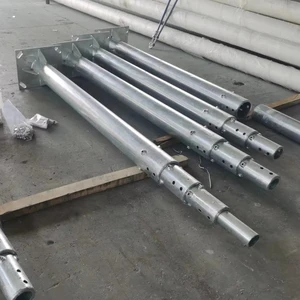 Street Light Pole High Mast Foldable Tilt Foldedd Regular Size Wire Door Pole Top Seal Cap Pole Top and Bottom with Pack
