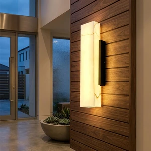 Outdoor LED Waterproof Warm Light Wall Lamp Villa Courtyard Garden Decorative Lighting Outdoor Wall Lamp