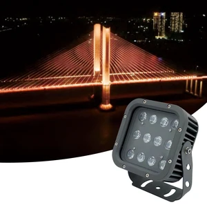 OEM/ODM Customized Large Power RGBW LED Flood Light System Outdoor Waterproof DMX Control for Bridge Park Square Project