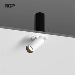 Retractable Narrow Trim Rotating Small Cutout Mini Led Recessed Spotlight Anti Glare Ceiling Down 3W 6W 8W For Home Shop Hotel