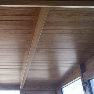 Durable Modern Outdoor Soffit Panels Waterproof Warp-Resistant Features Strip Ceiling Tiles For Porch Balcony Pavilion Ceilings