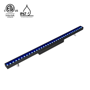 UL&ETL Listed AC100-277V Wall Washer 32W 36W 64W 72W Linear LED Wall Washers with DMX Control for Flexible Lighting