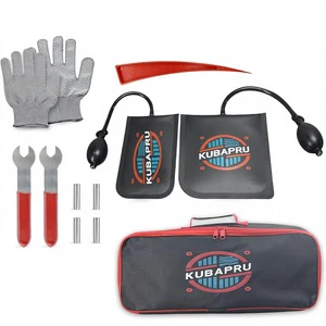 Kubapru 22-Piece Car Repair Tool Kit Stainless Steel Multifunctional Tools Set with Air Wedge