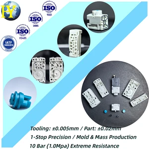 Durable 10 Bar Resistant Valve Island Parts: Custom Mold And Mass Production Per Drawing