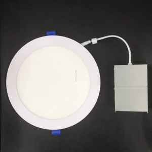 ETL ES FCC Approved IC Rated Round Shape 8inch 18W Slim LED Panel Light 3CCT 5CCT 27k30k35k40k50k60k Tunable Pot Light CRI90