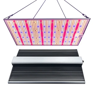 Dimmable Aluminum Hydroponic Greenhouse Veg Seedling Full Spectrum IP65 LM281B LED Grow Light Panel
