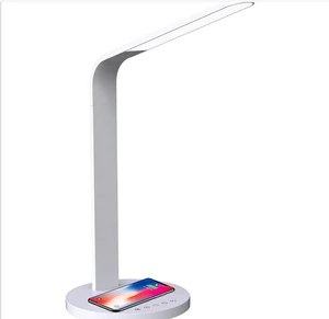 LED Desk Lamp for Reading Modern Style Table Lamp for Living Room/Office 5-Level Brightness 3 Light (Natural-White-Warm) White