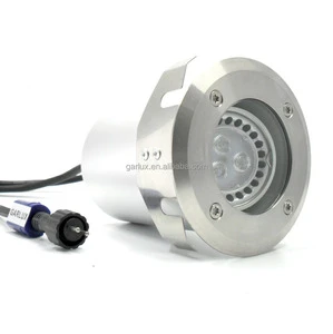 New LED Underground Recessed Light Adjustable Mr16 IP68 Landscape Stainless Steel 5-Year Warranty CRI 83 2700-6500K