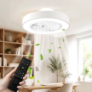 Modern Ceiling Fan Light 72W 3 Color Dimmable for Living Room Bedroom Home Interior Lighting