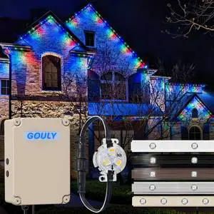 Permanent Lights Outdoor Aluminum Track Wifi Controller Single Color Rgbw 12v Pixel Led Light Led Permanent Outdoor Lights