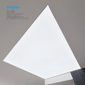 Custom Dynamic Illuminated Indoor Rectangle Aluminum Alloy Slim Frame LED Strip Lights Lightbox Gradient Color Doorway
