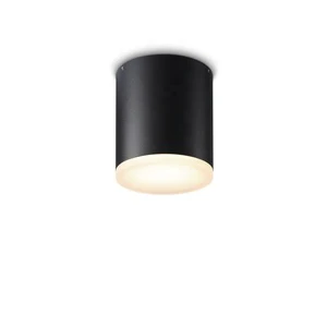 Outdoor Black Acrylic Aluminum IP65 Waterproof Ceiling Down Light Exterior Garden Surface Mounted Led Ceiling Light