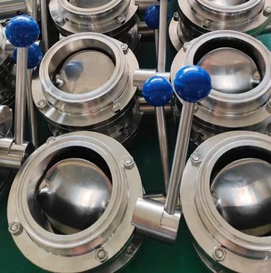 304 Tri Clamp butterfly Valve for Pipeline
