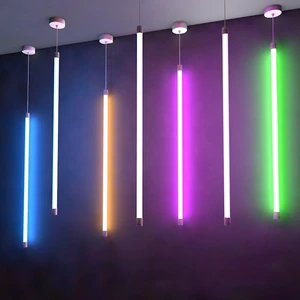 12V SMD2835 WS2811 Full Color RGB Different Size T8 LED Bulb Tube for Home Party Hanging Pendent Decoration Light