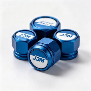 Fashion Luxury Alloy Aluminum Tire Valve Cover Custom Logo Fit for Cars Motorcycles and Bicycles