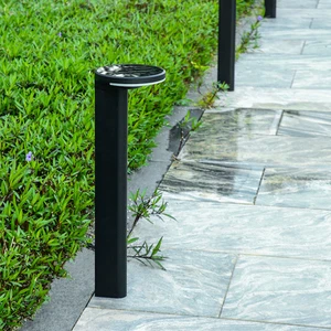 Solar Bollard Lights Column Pillar Yard Decoration Lighting Villa Garden Porch Post Lamp Solar Garden Lawn Light
