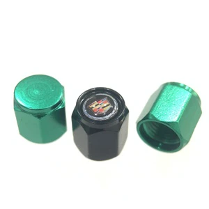 OEM ODM Branded logo Decorative Aluminum Alloy Valve Cap