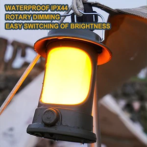 TAIKOO Portable Camping Hiking USB Chargeable LED Super Bright Outdoor Light Hanging LED Flashlight Tent Camping Lamp
