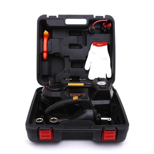 5Ton 12V Electric Car Jack Hydraulic Car Lifter with Impact Wrench for SUV and Other Vehicles